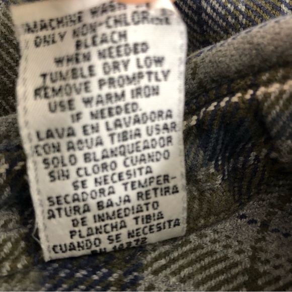 Work N’ Sport heavy flannel button down shirt jacket. Sz 2XLT - Picture 5 of 5